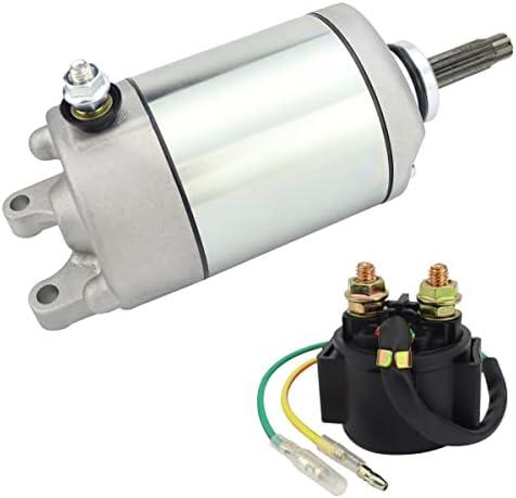 Soarider Starter & Relay for Honda TRX400EX Sportrax 2005-2008 TRX400X Sportrax 400X 2009-2014, 31200-HN1-A41 18855 410-54119 SMU0411 495297 HA-123