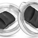 Tumbler Lids for YETI 6 oz/ 8oz/ Stackable Mug & Yeti Rambler 10 oz Tumbler Lid, MagSlider Lids for Yeti Espresso/Coffee Mug 6oz, Replacement Lid for Ye-ti Rambler 10 oz Tumbler (2 Pack)