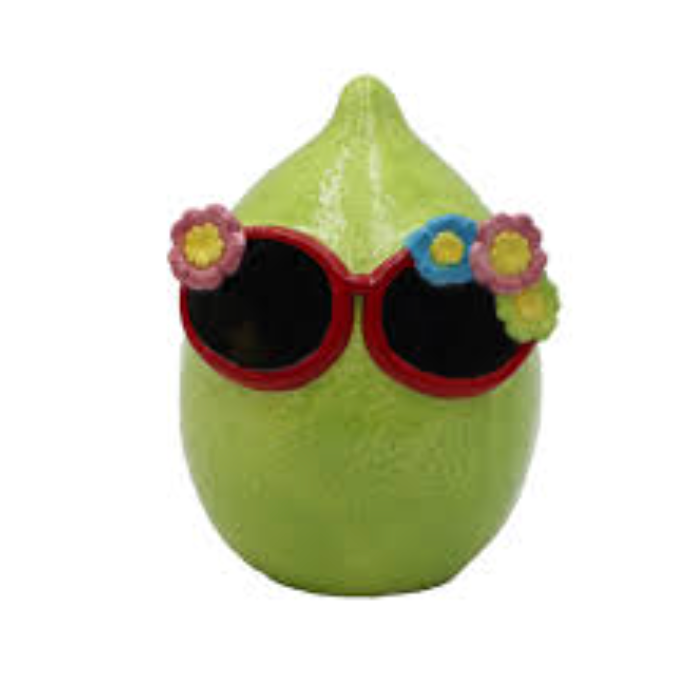 EDL 6.3IN CERAMIC TBL DECOR LIME,  Everyday Living Table Décor Ceramic - Lime, 6.3 in