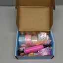 Nano Tape Bubble Kit,Toys for Girls,Cute Stuff for Girl,Cool Stuff for Kids,DIY Craft Kit,Fun Toys for Kids,Gifts for Girls Boys 4, 5, 6, 7, 8, 9, 10, 11, 12 Years Old,5PCS (2"&1.2")