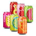 Poppi Sparkling Prebiotic Soda Beverage with Apple Cider Vinegar, Seltzer Water and Fruit Juice, Fun Favorites Variety Pack, 12 Fl Oz, Pack of 12, Packaging May Vary (EXP 03/07/27)