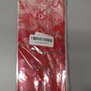 Ohuimrt Valentines Cellophane Treat Bags, 120 PCS Red Heart Valentines Day Gift Bags with Ties, Clear Goodie Bags for Snack Candy Cookie Party Favor Packaging