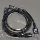 Highwings 8K HDMI Cable 2.1 2-Pack 6.6FT, Slim 48Gbps High Speed HDMI Braided Cord-4K@120Hz 144Hz 8K@60Hz, HDCP 2.2&2.3, Dynamic HDR,eARC,DTS:X,RTX 3090,Compatible with Roku TV/HDTV/PS5/Blu-ray (Black)