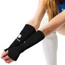 FitsT4 Sports Volleyball Arm Sleeves for Girls Passing Forearm Sleeves with Protection Pads and Thumbhole for Youth