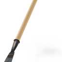 26.5 Inch Bark Spud Debarking Tool Long Steel Curved Blade Log Peeler Tools with Comfortable Wooden Handle, Bark Removal Stripping Tool for Logs Without Damaging Wood