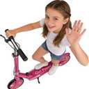 Kick Scooter for Adults Teens Kid Foldable Lightweight Sport Scooters with Hand Brake Adjustable Height Folding, Large Wheels Durable Load 300 LBS