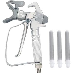 Airless Paint Spray Gun Sprayer High Pressure 3600 PSI 517 Nozzle Tip for Sprayer with 3 Pcs Filter JW-G3