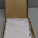 White Card Box with Slot, Wedding Card Boxes for Reception with Flower Trough, Elegant Suggestion Box for Gift Cards Envelope, Perfect for Birthday Bridal Shower Graduation Party Table Decor