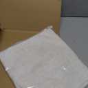 Valea Home Linen Valance for Kitchen Rod Pocket Rustic Farmhouse Crude Window Curtain Valances 18 inch Length for Bathroom Living Room, Natural, 1 Panel