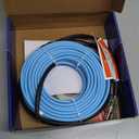 HEATIT 5JHSF 60Ft Premium Heat Trace Cable for Metal, Plastic Home Pipes and RV, Self Regulating Heat Cable with Thermostat, ETL Listed, 120V