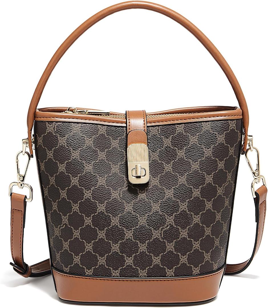 FOXLOVER Small Bucket Bag For Women Fashion Simplicity Crossbody Handbag Designer Shoulder Purse FOXLOVER Small Bucket Bag For Women Fashion Simplicity Crossbody Handbag Designer Shoulder Purse