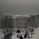 1750 lbs Steel Storage Shelving 5-Tier Utility Shelving Unit Steel Organizer Wire Rack for Home,Kitchen,Office,Garage, 1750 LBS Capacity 17.7" D x 47.2" W x 72.3" H (Black)