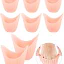 8Pcs BLATOWN Silicone Toe Protectors Toe Covers for Women Men Shoe Filling, Gel Toe Pads Toe Cushions with Breathable Hole for Pain Relief Fit for High Heel, Ballet, Point Shoes (Beige)