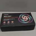 Red Light Therapy for Feet, 660nm & 850nm Near Infrared Light Therapy Heat Therapy Foot Wrap with Timer, Infrared Light Shoe for Foot Ankle Heel Joint. (Black)