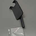 LISEN Cell Phone Stand Phone Holder for Desk Office Decor, Office Desk Accessories Women PC Gaming Essentials iPhone Stand Gadgets Men Gifts for Mom Fit OtterBox Case Switch iPad Air Tablet 4-10 in (BLACK)