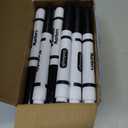 36 Pcs Black Washable Markers Bulk Coloring Broad Line Markers for Kids Black Conical Tip Drawing Pen for School, Travel Art Baby Shower Gender Reveal Christmas Party Supplies, Ages 6+