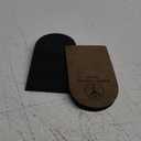 Premium Adjustable Orthopedic Heel Lift - Made in The USA - for Heel Pain and Leg Length Discrepancies - Medium Pack of 2 Brown