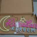Ramadan Neon Sign, Ramadan Mubarak LED Light with Moon and Stars, Islamic Wall Decor for Home, Eid Decorations, USB Powered Holiday Gift