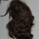 Mens Brown Wavy Wig - Medium Length Natural Look Middle Part Heat Resistant Synthetic Hair for Men Costume, Cosplay, Halloween Party