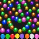 JJGoo 100pcs LED Balloon Light Mini Round Balls Lights, Waterproof Tiny Led Lights for Paper Lantern Easter Eggs Birthday Party Wedding Halloween Christmas Decoration (Mixed Color)
