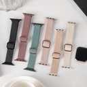 Slim Braided Bands for Apple Watch Band 40mm 41mm 42mm 38mm 46mm 44mm 45mm 49mm Women,Stretchy Solo Loop Nylon Elastic Thin Narrow Skinny Strap for iWatch Ultra 3/SE 3 Series 11 10 9 8 7 6 5 4 3 2 33