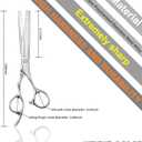 High-end Professional Hair Thinning Scissors Hair Cutting Teeth Shears Barber Hairdressing Texturizing Scissor Extremely Very Sharp 6.25 Inch Stainless Steel Alloy For Men,Women,Salon & Home