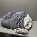 Homemate Electric Heated Blanket Twin Size - 62"x84" Heating Blanket Twin Size 1/2/4/6/8 Hours Auto-Off 10 Heat Level Over-Heat Protection Flannel Sherpa ETL Certification