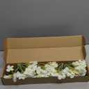 Waipfaru 4PCS Hydrangea Artificial Flowers, Real Touch, 20" Faux Hydrangea Flowers, Latex Real Touch Hydrangeas, Fake for Home Decor Party Bouquet Wedding Decoration, White