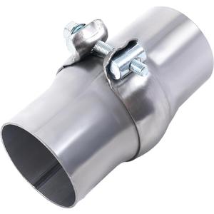 2.75 Inch Exhaust Ball Clamp Pipe Joint, 2.75 Inch OD to 2.75 Inch OD Stainless Steel Exhaust Ball Joint Repair Kit Quick Fix Exhaust Muffler Repair Pipe Joint Kit