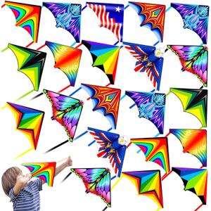 YongnKids Mini Kite for Kids Adults, Finger Launcher Kites for Kids Age 3-5 4-8 8-12, Kid Kite Easy to Fly on Yard Beach Outdoor Toys, Great for Birthday Party Favors Stocking Stuffers