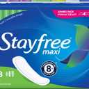 Stayfree Maxi Super Long Wingless Reliable Protection and Absorbency Pads For Women, 48 Count (Pack of 1)