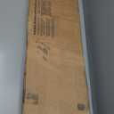 Ekena Millwork Lifetime Vinyl LL1S12X05200MS Standard Cathedral Top Center Mullion, Open Louver Vinyl Shutters, w/Installation Shutter-Lok's & Matching Screws (Per Pair), 12"W x 52"H, Musket Brown