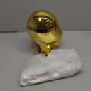 21 Inch Adjustable Mannequin Head Wig Making Head Metal Head Wig Hat Glasses Display with Detachable Stand Vintage Style Holder (Gold)