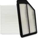 Cabin & Engine Air Filter kit for Honda Odyssey 3.5L (2011 2012 2013 2014 2015 2016 2017) Replaces 17220-RV0-A00, 80292-SDA-A01