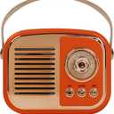 Retro Bluetooth Speaker, Vintage Wireless Speaker,Portable Mini Radio Old Fashion Style for Room Decor Kitchen Desk Bedroom Office,Supports TWS Pairing for iPhone,Android Devices