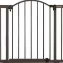 Ingenuity Decorative Extra Wide Baby Gate & Dog Gate, 44"-72" Wide, 36" Tall, Hardware Mounted, Install in Hallways, Bottom of Stairs, or Large Openings - Bronze