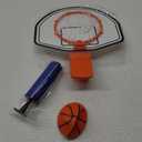 ArtCreativity Trash Can Basketball Set, Includes Clip-On Hoop with Backboard, Inflatable Ball and Pump, Fun Indoor Basketball Hoop for Kids, Office Toys for Adults, Great Birthday Gift Idea