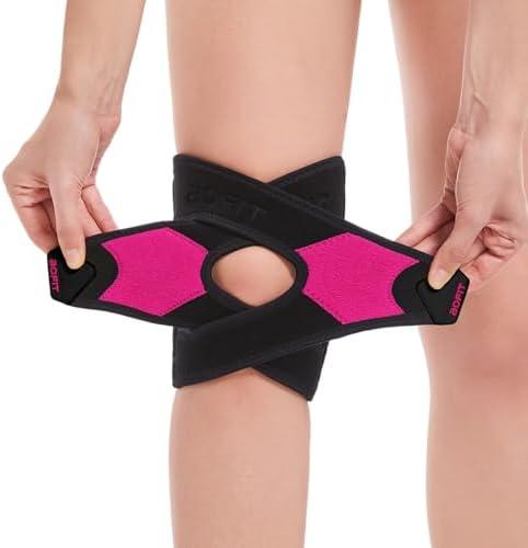 aoFIT Knee Brace for Men & Women, Adjustable Compression with Memory Stabilizers for ACL, MCL, Meniscus Tear, Arthritis Pain Relief - Breathable for Sports, Running, Injury Recovery L