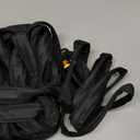 Garden Hose 50ft, Non-Expanding, Lightweight, Leak-Proof Metal interface, No-Knots, Portable, Wear-Resistant, Sturdy, Flexible, 3/4GHT, Water Hose for Yard, Garden (Black)