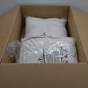 Three Geese Standard/Queen Pillowcases-Zipper Closure-100%Egyptian Cotton-1 Piece Extra Soft Pillow Cover,Outer Pillowcase with The Soft Polyester Filling-Suitable for Goose Feather Pillow. (Soild White)