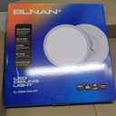 BLNAN 15.4 Inch LED Flush Mount Ceiling Light, 3000K-5000K 3 Color Selectable Ceiling Lights, 36W 3600LM Closet Light Fixture, Ceiling Lamp for Bedroom, Dining Room, Kitchen, 15.4Inch-1pack
