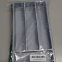 BEKVEM Silverware Organizer, Bamboo Kitchen Drawer Organizer, Utensil Holder, Cutlery Tray & Spoon Flatware Storage with Grooved Drawer Dividers (Grey, 6.7''W x 12''D)