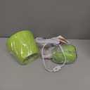 Simple Designs LT2009-GRN Mini Egg Oval Ceramic Table Desk Lamp, Green (1)