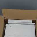 Mini Bathroom Storage Cabinet, Small Bathroom Organizers and Storage with 2 Doors and Shelves, Floor Cabinet Freestanding with Adjustable Shelf for Small Spaces White 7.9"D x 14.6"W x 29.6"H