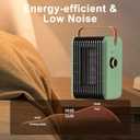 1500W Space Heater for Indoor Use PTC Portable Electric Heater 110V Fast Heating Room Small Heater Heating and Fan Modes for Desk Office Bedroom Bathroom