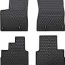Car Floor Mats Custom Fit for Nissan Rogue 2025 2024 2023 2022 2021Non Rogue Sport or Select Models Odorless Rubber All Weather Car Floor Liner-Black
