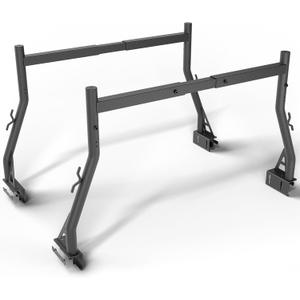 YZONA Universal Truck Bed Ladder Rack, Non-Drilling, 900 LBS Load Capacity, Fit Most Truck Bed Ranging from 53" to 68" Wide, Extendable Heavy Duty Steel Cargo Rack for Kayak, Surfboard, Lumber, Ladder