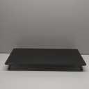 loukin Monitor Stand Riser for Desk, 22.4" x 8.3" Larger Computer Stand for Laptop, PC, Printer, Sturdy Desktop Computer Shelf with Non-Skid Rubber, Home Office (Black)