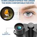 Binoculars 15x25 for Adults,High Powered Easy Focus Binoculars with Low Light Vision for Bird Watching,Travel and Concerts,Sightseeing and Sport Games