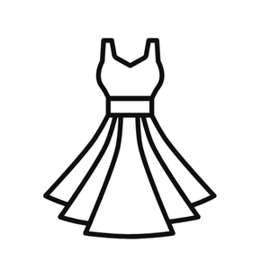 Women’s Satin Slip Dress – Black, Size L